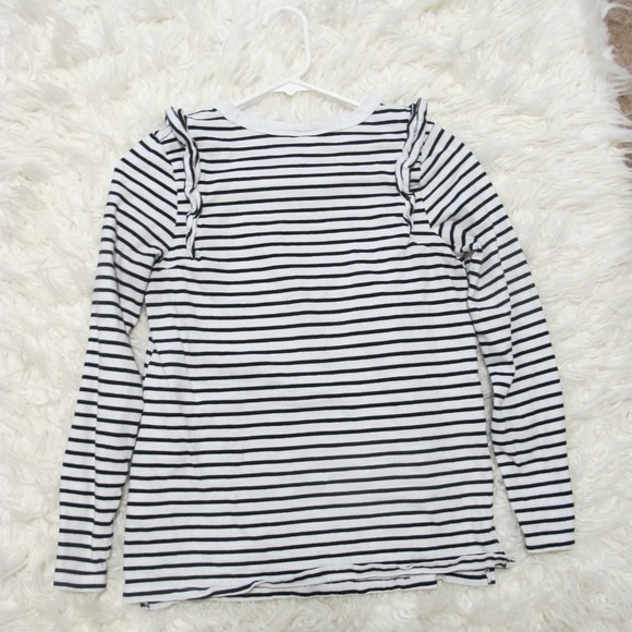 Old Navy Women's casual Long Sleeve Shirt top Size Small striped EUC - Picture 6 of 6